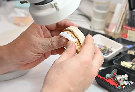 その場で調整仕上げが可能